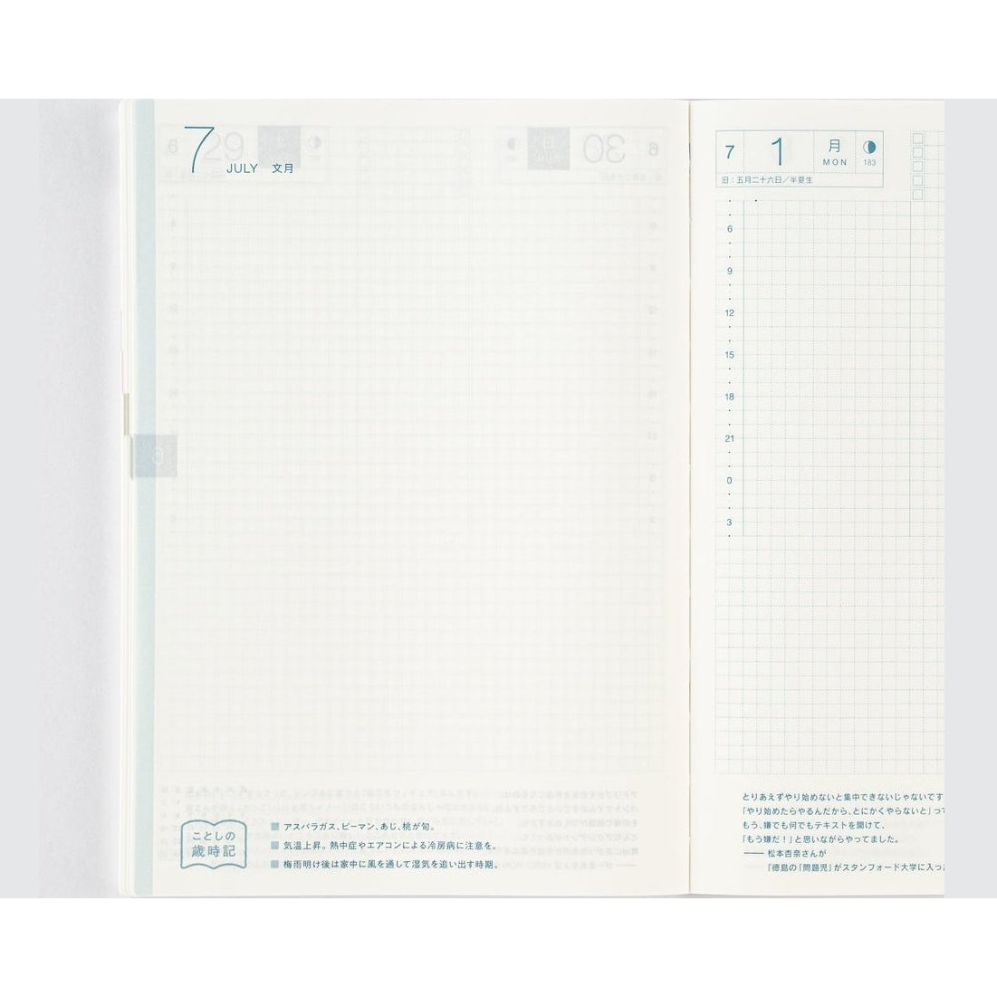 Hobonichi Techo 2024 Original Book JPN/A6/Apr Start/Mon Start
