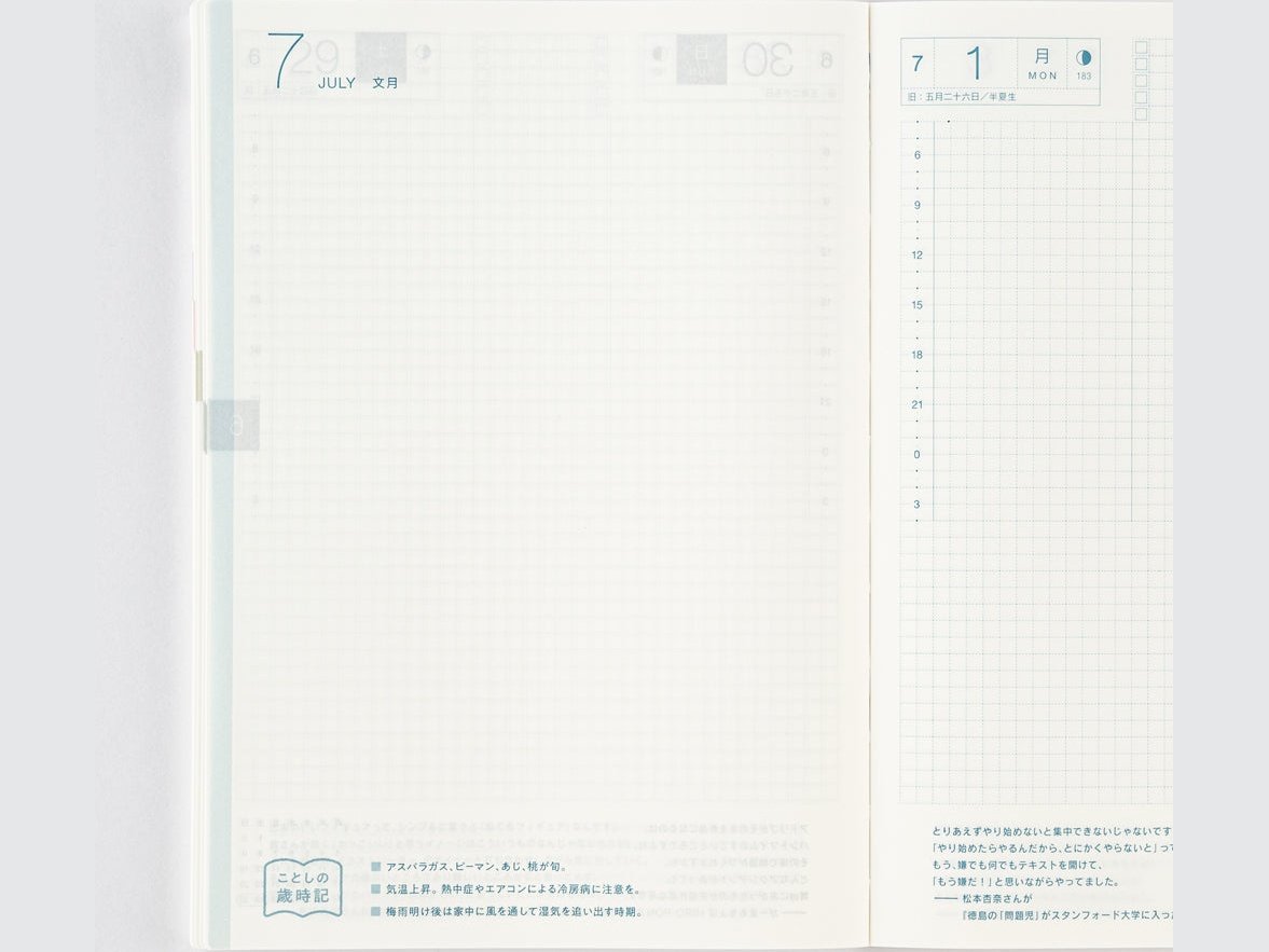 Hobonichi Techo 2024 Original Book [JPN/A6/Apr Start/Mon Start]
