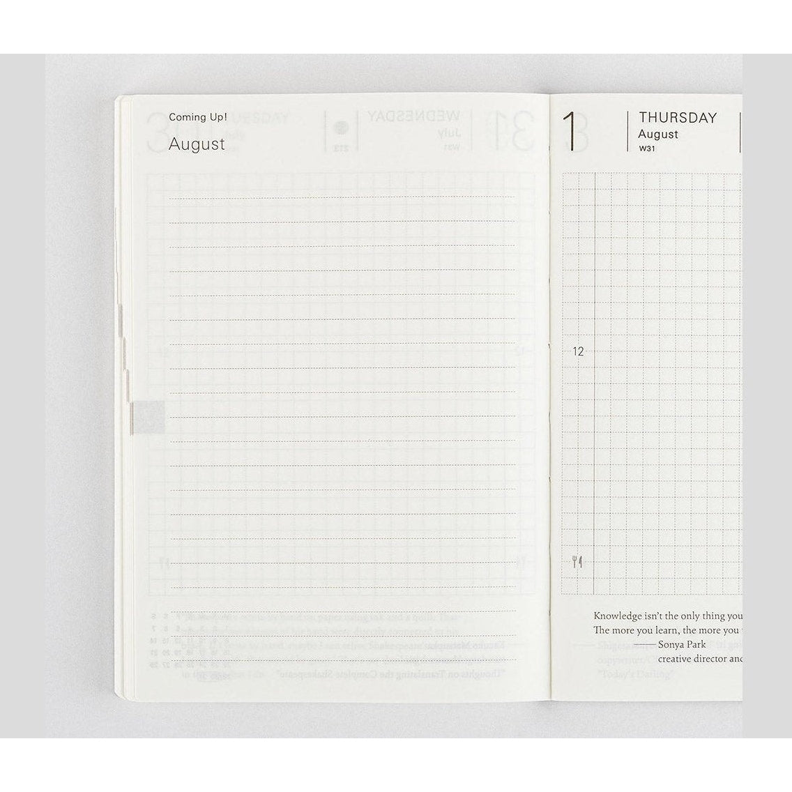 Hobonichi Techo 2024 Planner Book ENG/A6/Jan Start/Mon Start