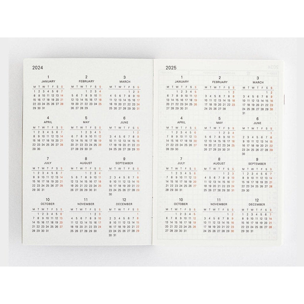 Hobonichi Techo 2024 Planner Book ENG/A6/Jan Start/Mon Start