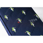 Hobonichi Techo 2024 Weeks Bow & Tie: Tiny Dragons JPN/Tall & Slim/Apr Start