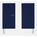 Hobonichi Techo 2024 Weeks Colors: Deep Navy JPN/Tall & Slim/Apr Start