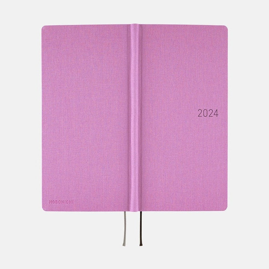 Hobonichi Techo 2024 Weeks Colors: Lavender