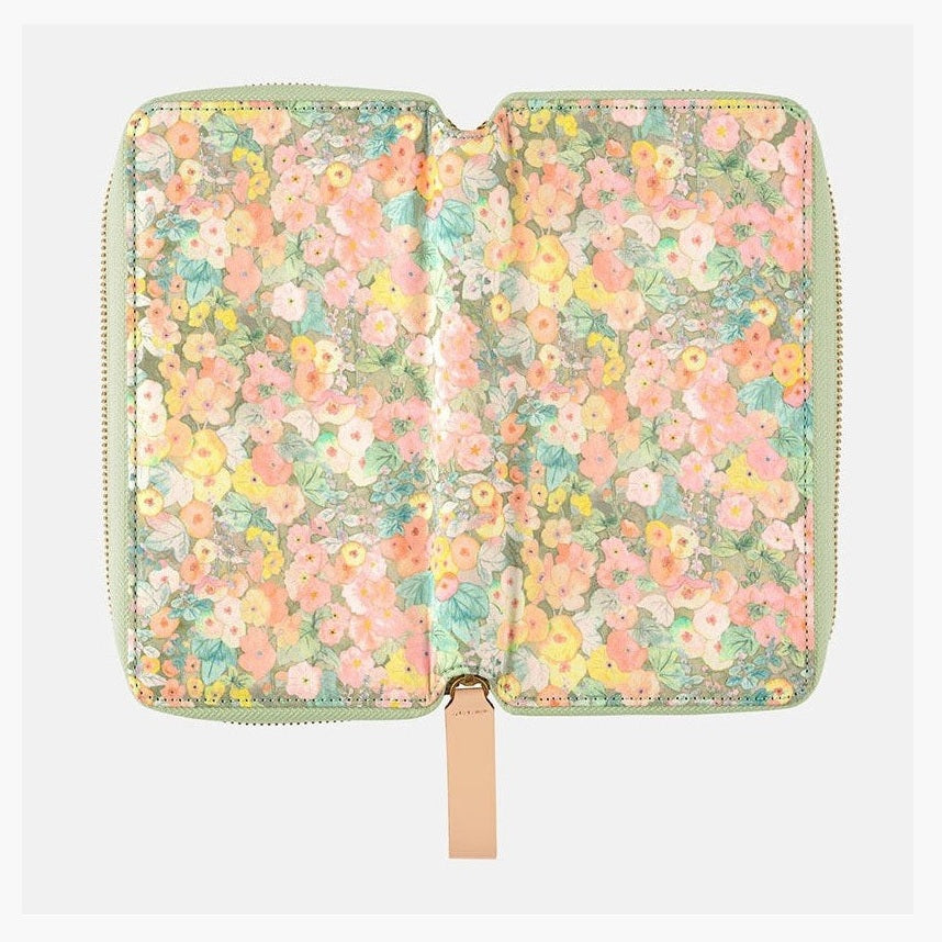 Hobonichi Techo Weeks Cover Liberty Fabrics: Hollyhocks Orange