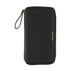 Closed black Hobonichi Techo Weeks Notte zippered cover with gold zipper