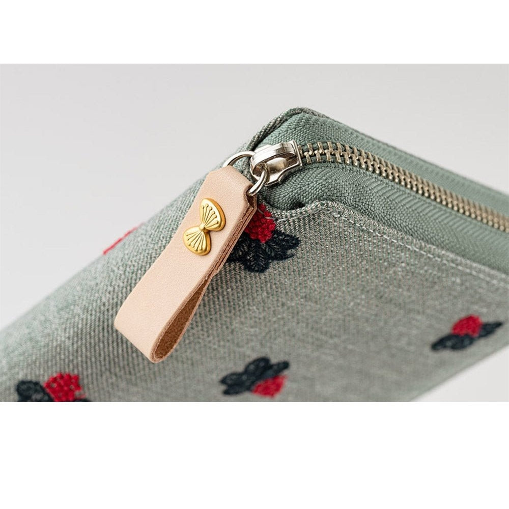 Hobonichi Techo Weeks Cover mina perhonen: light berry Green