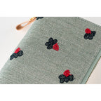 Hobonichi Techo Weeks Cover mina perhonen: light berry Green