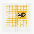 Hobonichi Techo 2024 Weeks Jin Kitamura: Love it Panda Yellow Plaid