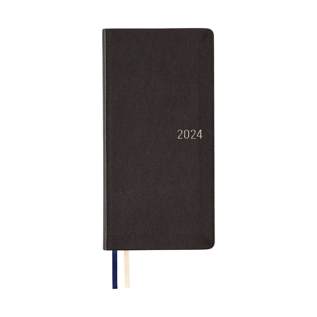 Hobonichi Techo 2024 Weeks Leather: Classical Navy