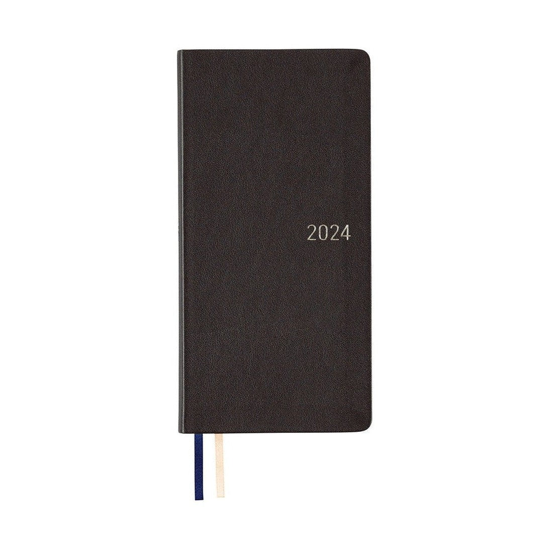 Hobonichi Techo 2024 Weeks Leather: Classical Navy
