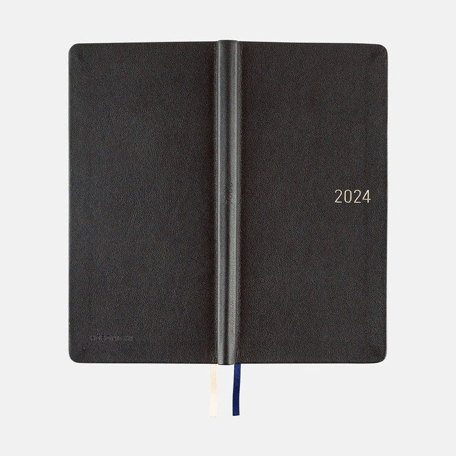 Hobonichi Techo 2024 Weeks Leather: Classical Navy