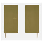 Hobonichi Techo 2024 Weeks Leather: Olive Green