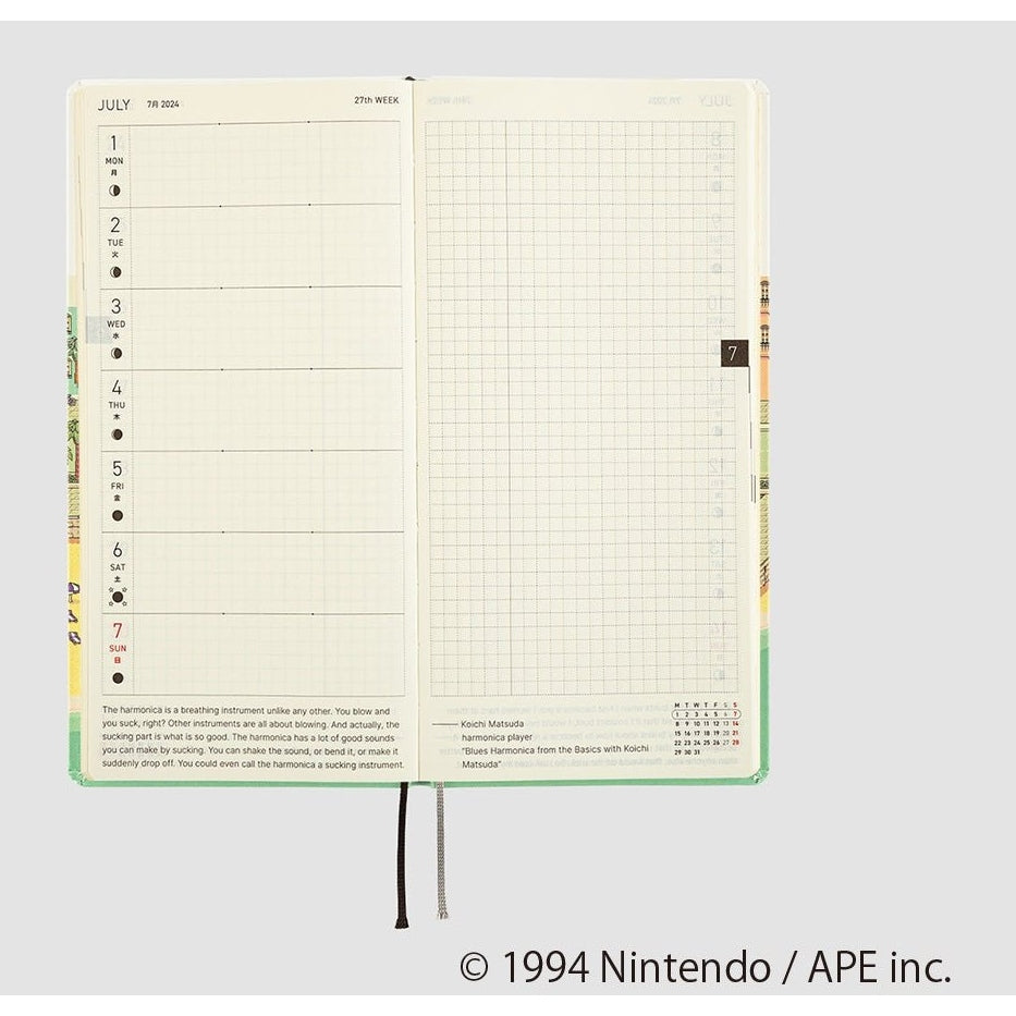 Hobonichi Techo 2024 Weeks MOTHER: Summers JPN/Tall & Slim/Jan Start