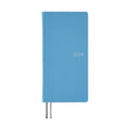 Hobonichi Techo 2024 Weeks Celeste Blue standing upright with light blue fabric cover