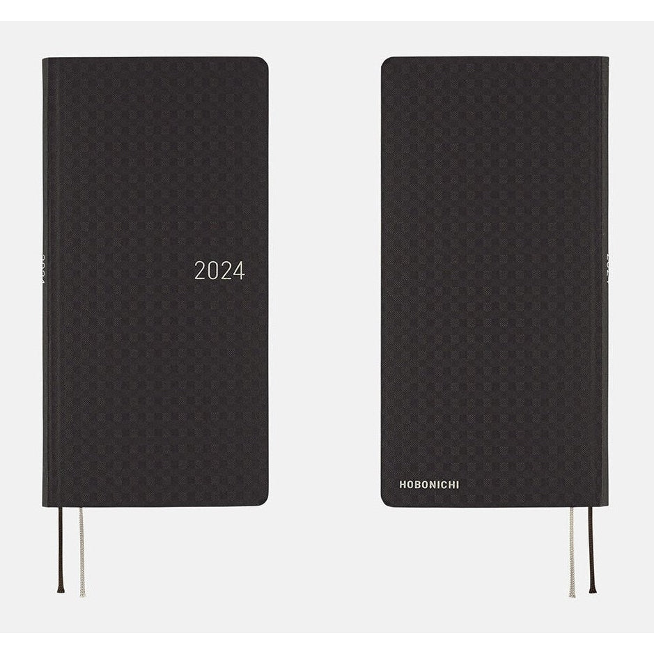 Hobonichi Techo 2024 Weeks Paper Series: Black Gingham