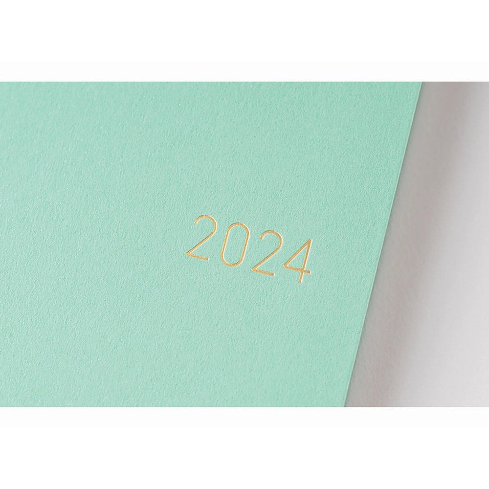 Hobonichi Techo 2024 Weeks Paper Series: Pale Blue-Green