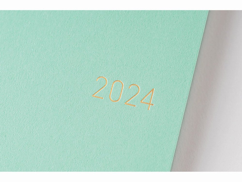 Hobonichi Techo 2024 Weeks Paper Series: Pale Blue-Green