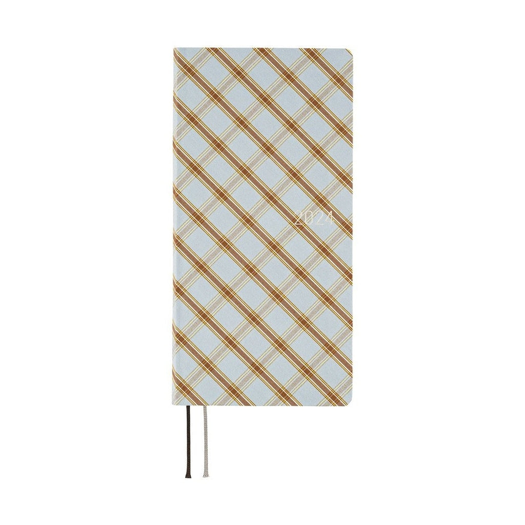 Hobonichi Techo 2024 Weeks Shirt Fabric: Relaxing Plaid