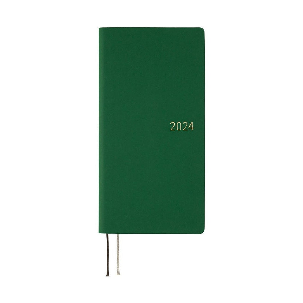 Hobonichi Techo 2024 Weeks Smooth: Forest Green