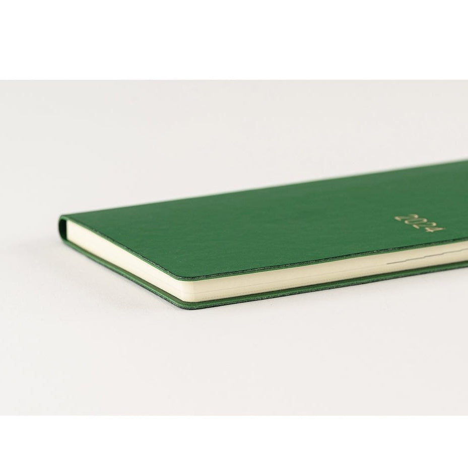Hobonichi Techo 2024 Weeks Smooth: Forest Green