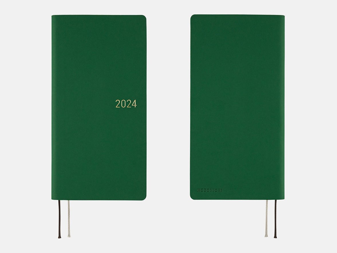 Hobonichi Techo 2024 Weeks Smooth: Forest Green