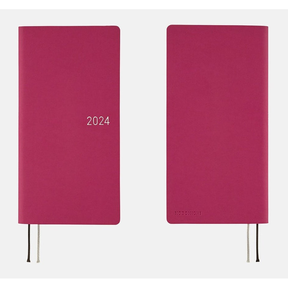 Hobonichi Techo 2024 Weeks Smooth: Sangria