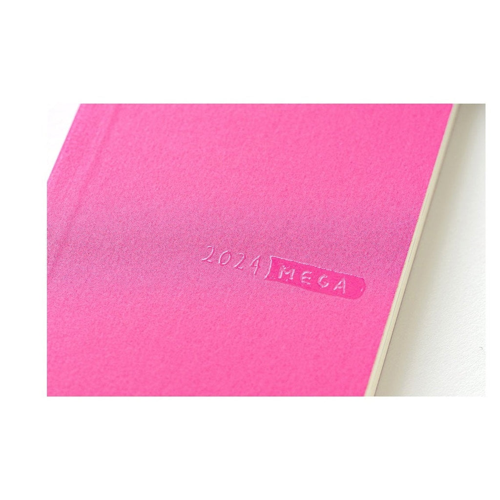 Hobonichi Techo 2024 Weeks Sneaker: Raspberry