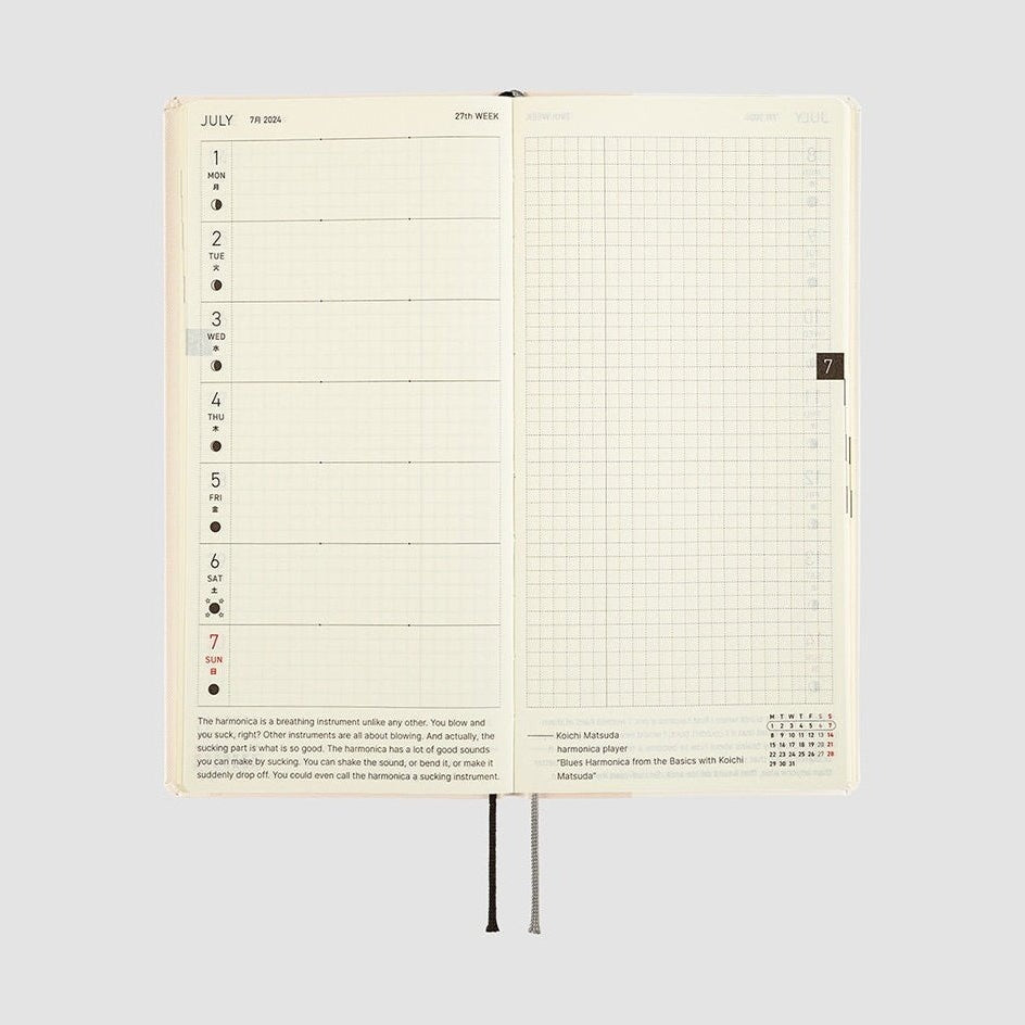 Hobonichi Techo 2024 Weeks Tomitaro Makino: Shihai Sumire