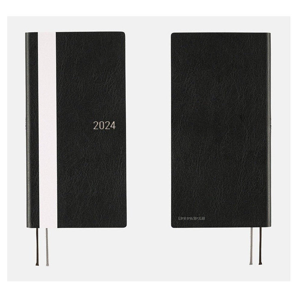 Hobonichi Techo 2024 Weeks White Line: Black