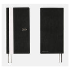 Hobonichi Techo 2024 Weeks White Line: Black