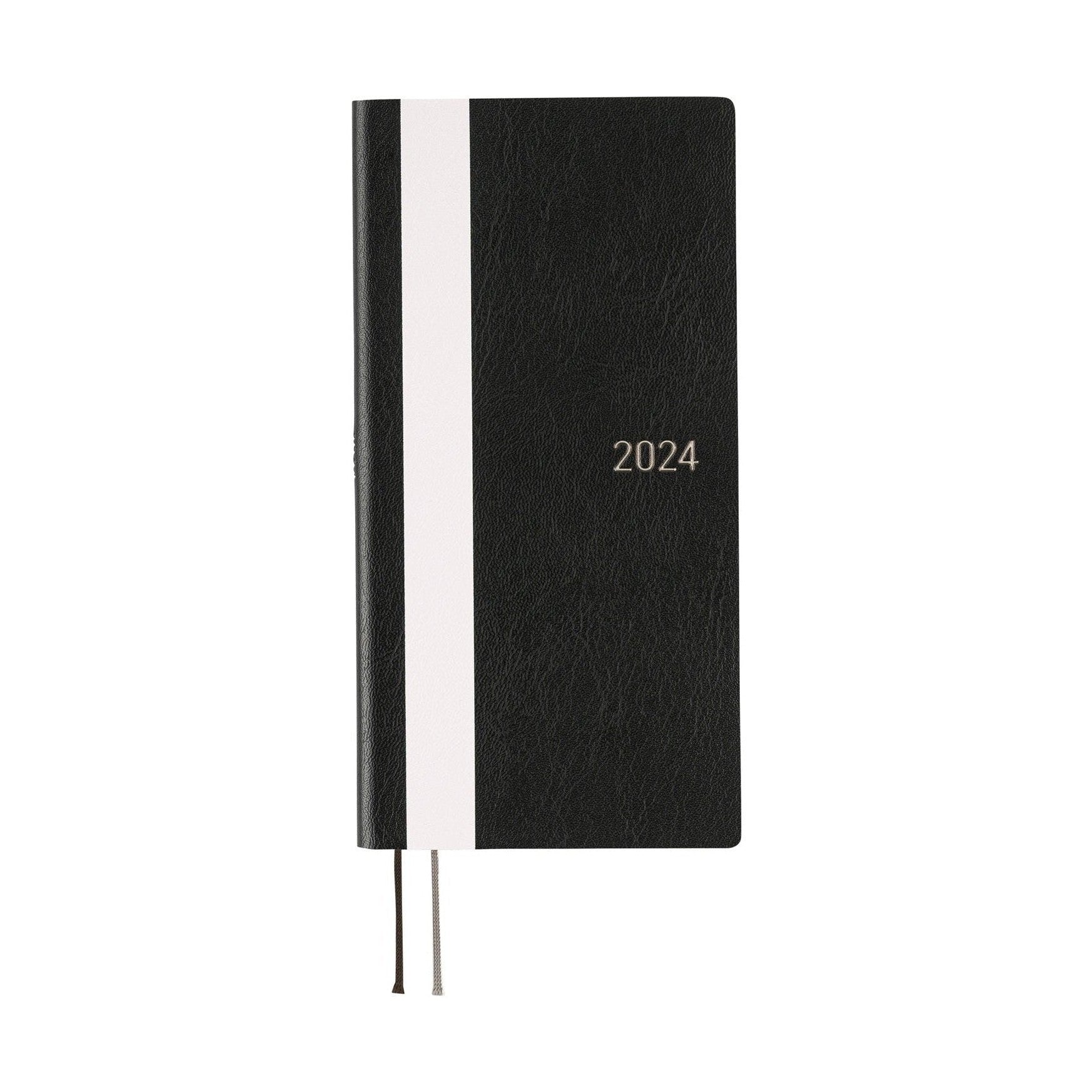Hobonichi Techo 2024 Weeks White Line: Black