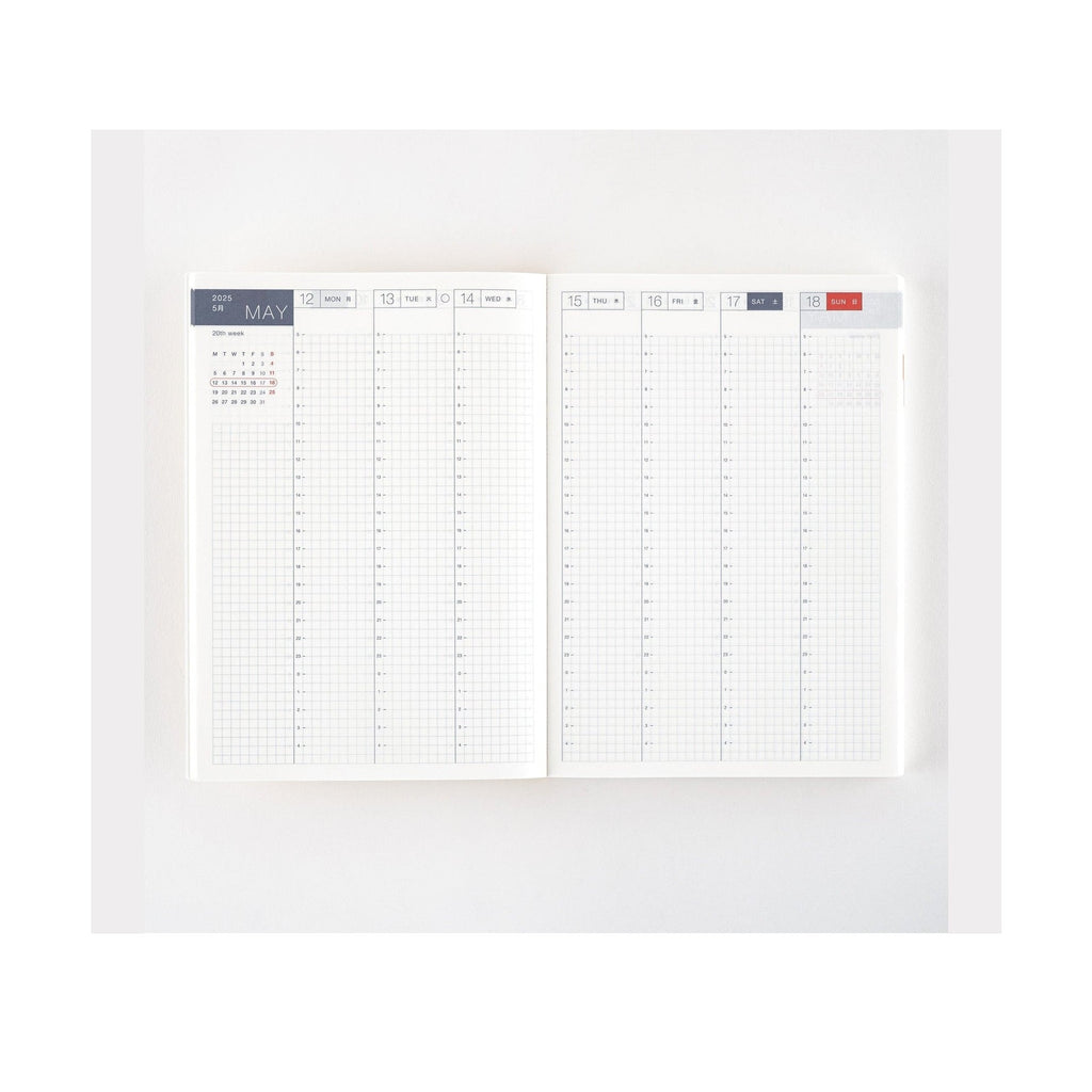 Hobonichi Techo 2025 English Cousin Book A5 size/Daily/Jan start/Mon start