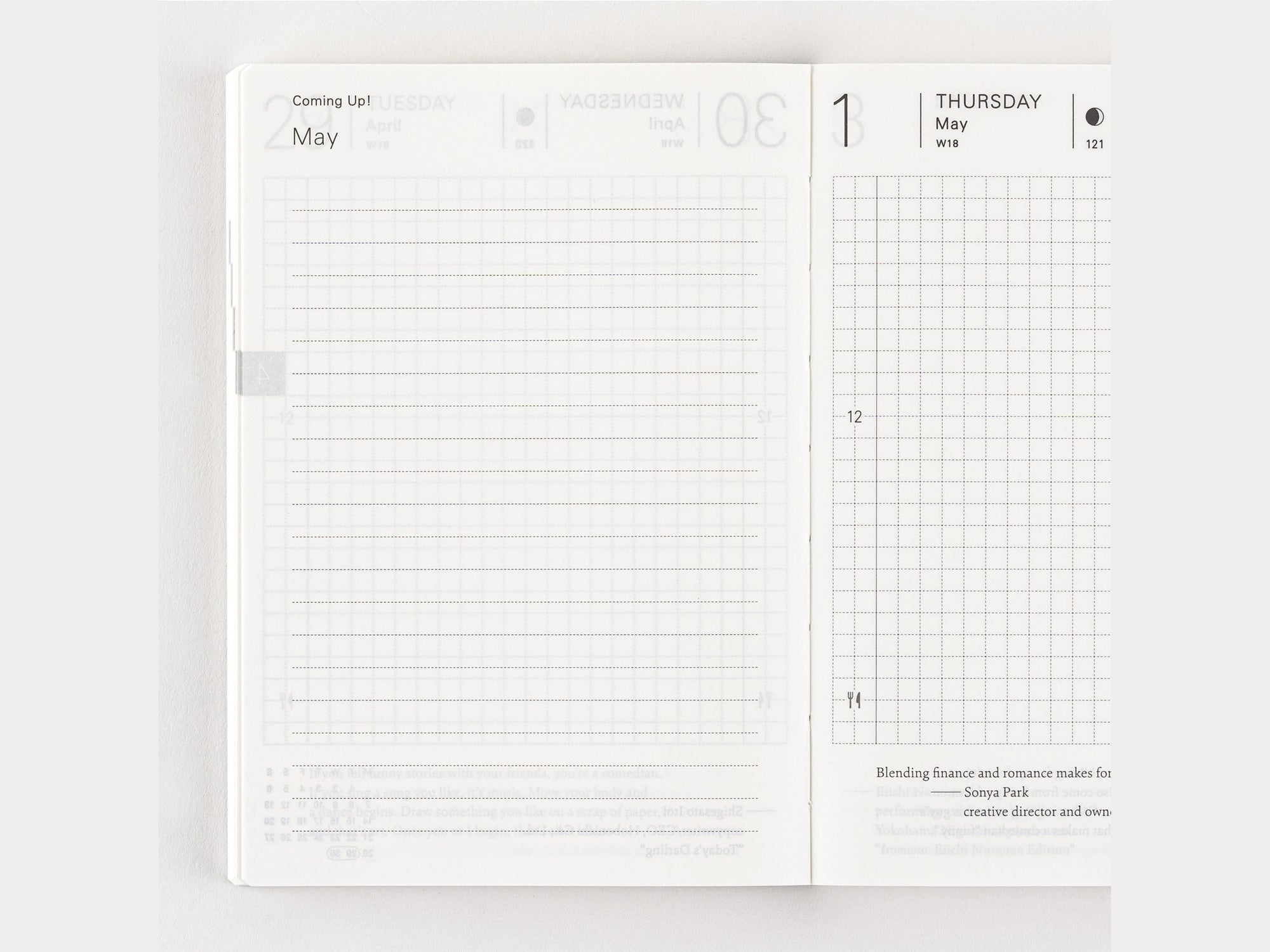 Hobonichi Techo 2025 English Planner Book A6 size/Daily/Jan start/Mon start