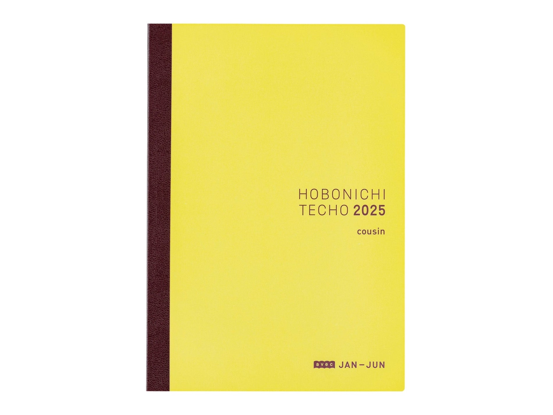 Hobonichi Techo 2025 Japanese Cousin Avec Books A5 size/Daily 6-month x 2 book set/Jan start/Mon start