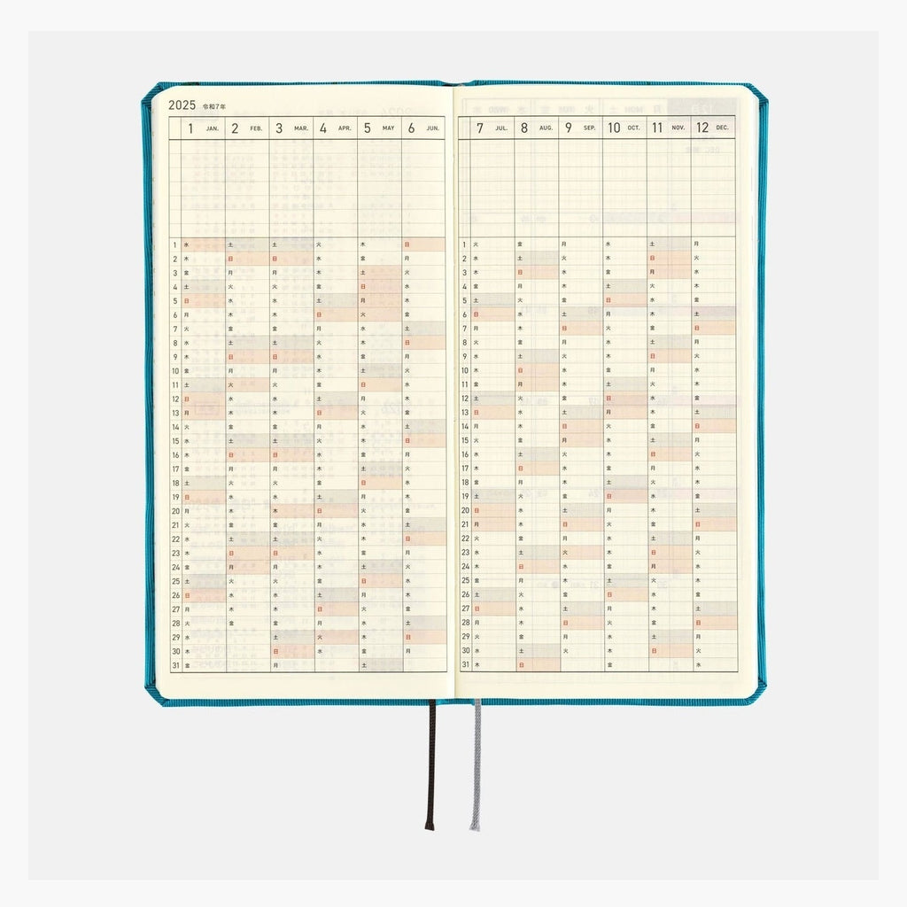 Hobonichi Techo 2025 Weeks - Bow & Tie: Cherry