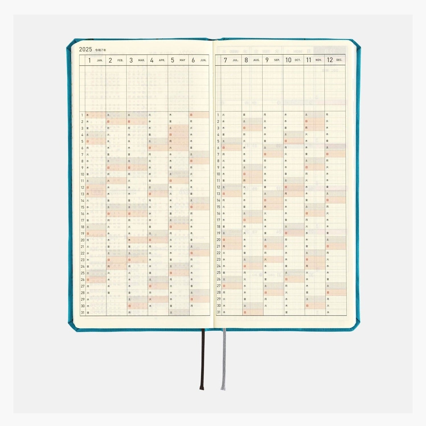 Hobonichi Techo 2025 Weeks - Bow & Tie: Cherry