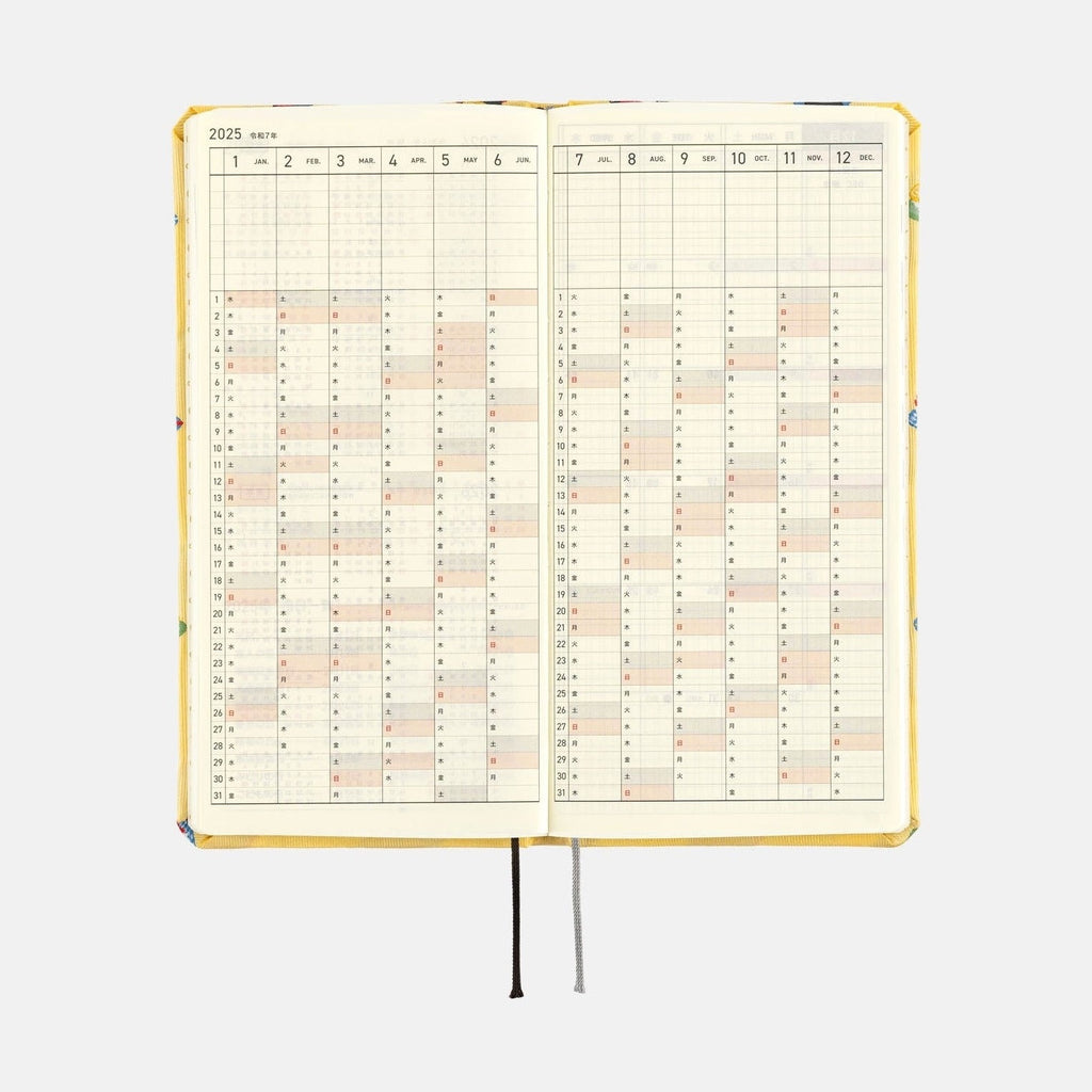 Hobonichi Techo 2025 Weeks - Bow & Tie: Sushi