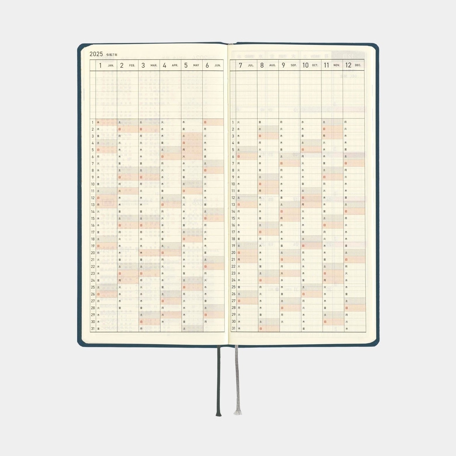 Hobonichi Techo 2025 Weeks - Colours: Star Dust