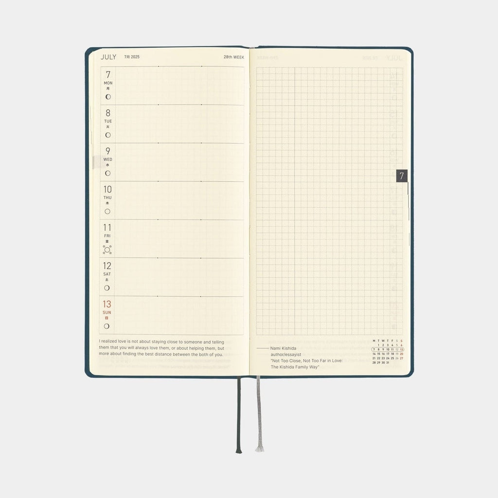 Hobonichi Techo 2025 Weeks - Colours: Star Dust