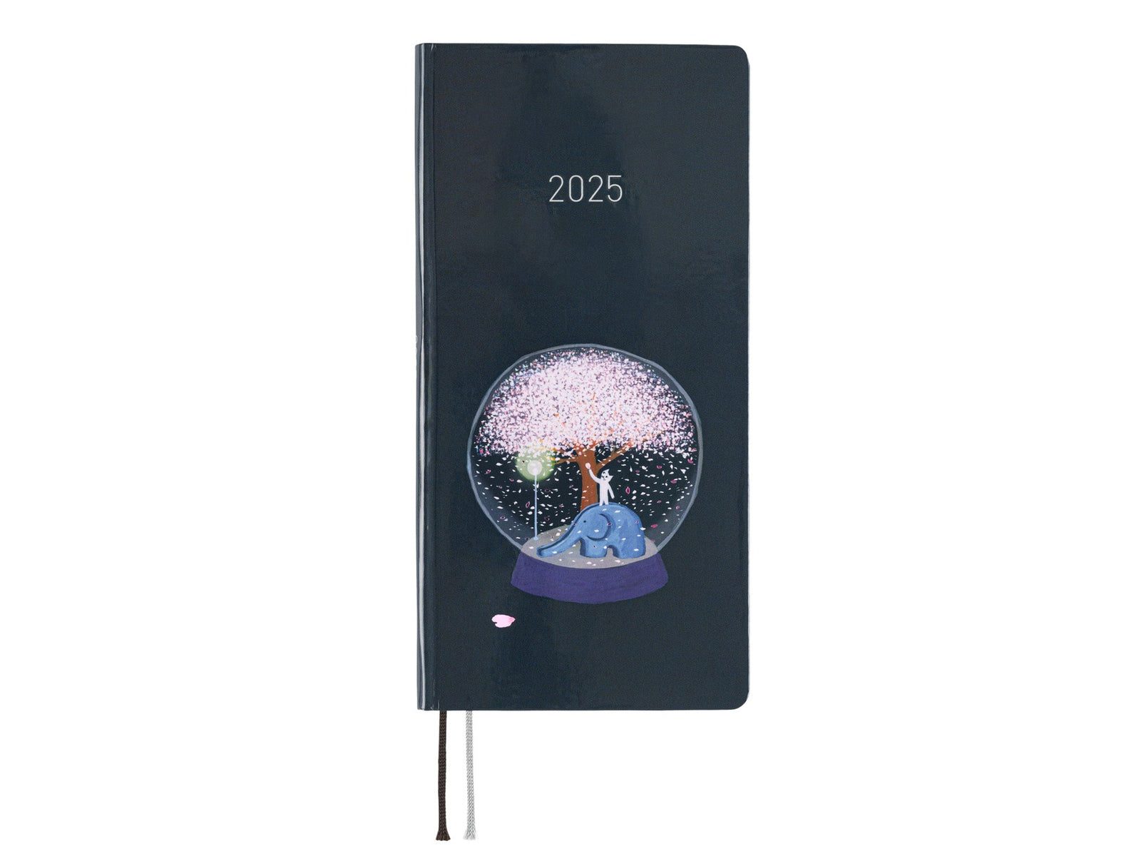 Hobonichi Techo 2025 Weeks - Hiroko Kubota: Night Cherry Blossom Snow Globe