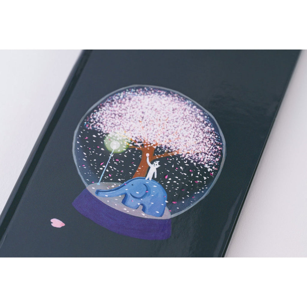 Hobonichi Techo 2025 Weeks - Hiroko Kubota: Night Cherry Blossom Snow Globe