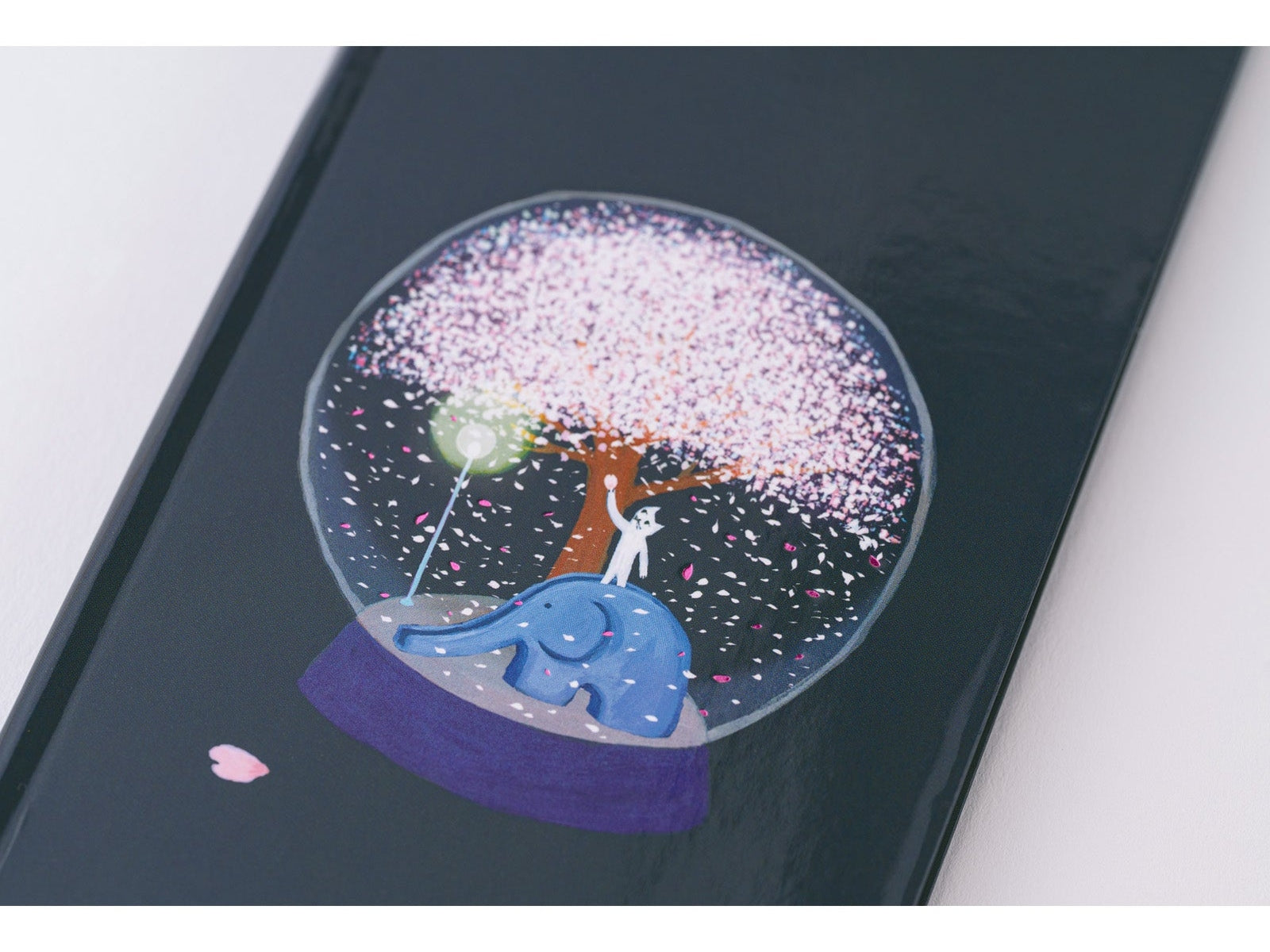 Hobonichi Techo 2025 Weeks - Hiroko Kubota: Night Cherry Blossom Snow Globe