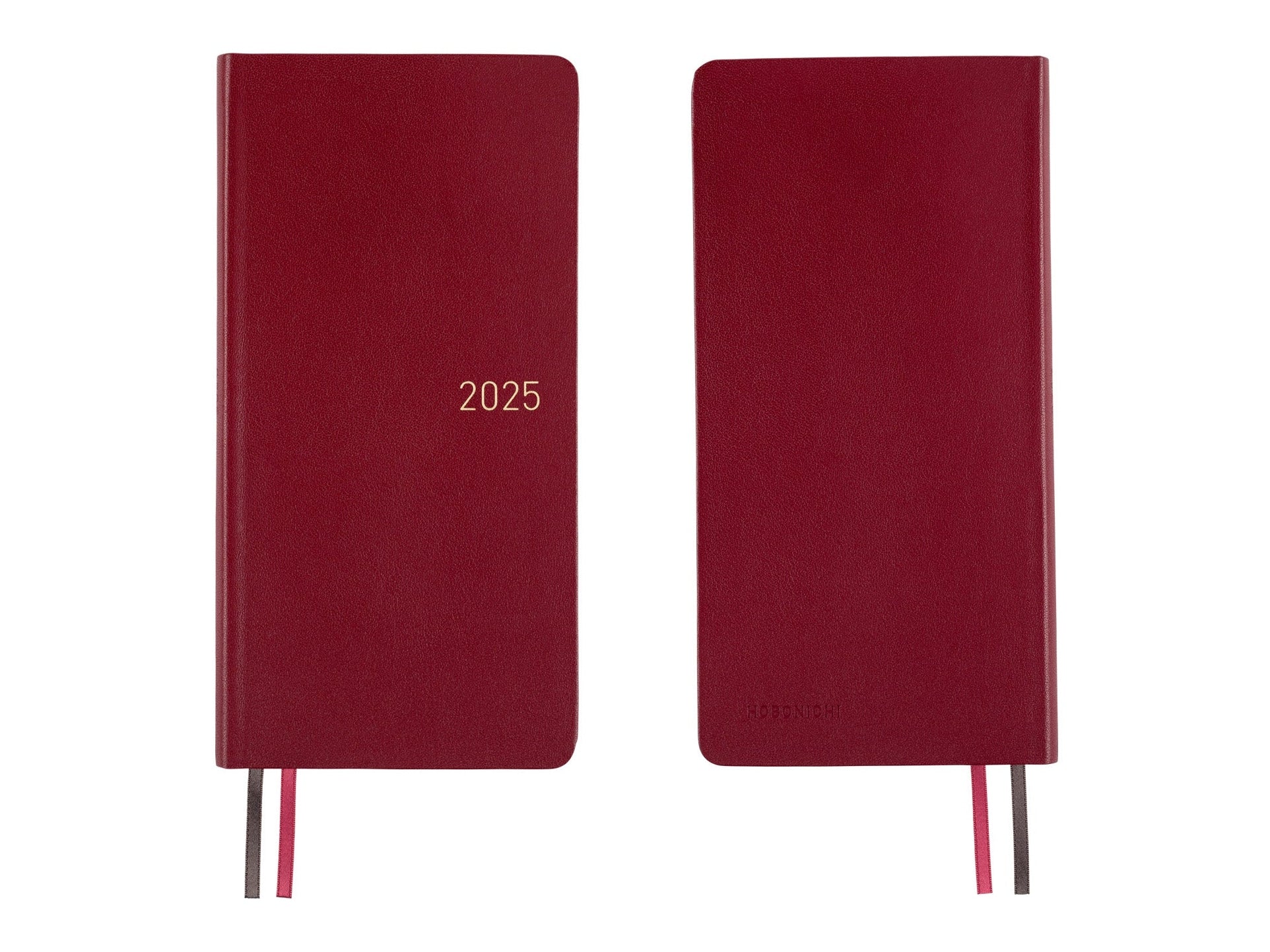 Hobonichi Techo 2025 Weeks - Leather: Pomegranate