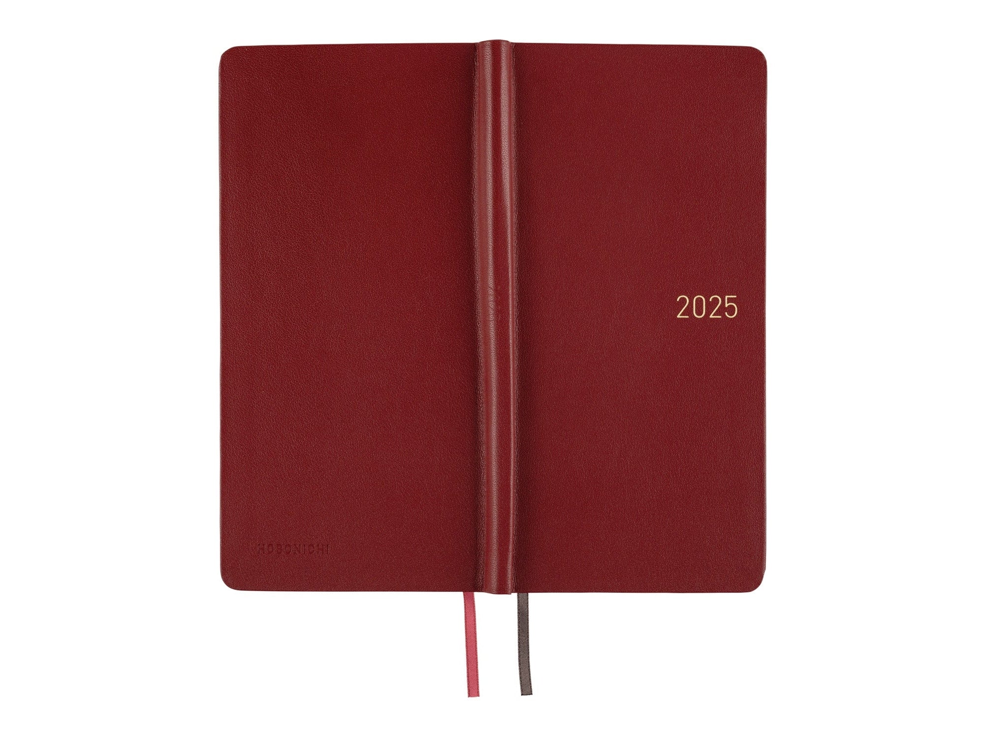 Hobonichi Techo 2025 Weeks - Leather: Pomegranate