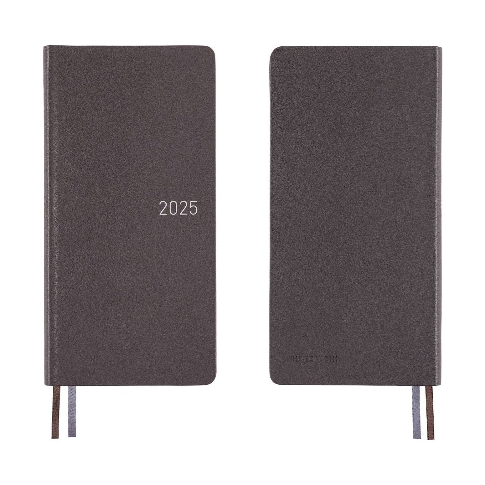 Hobonichi Techo 2025 Weeks - Leather: Steel Gray