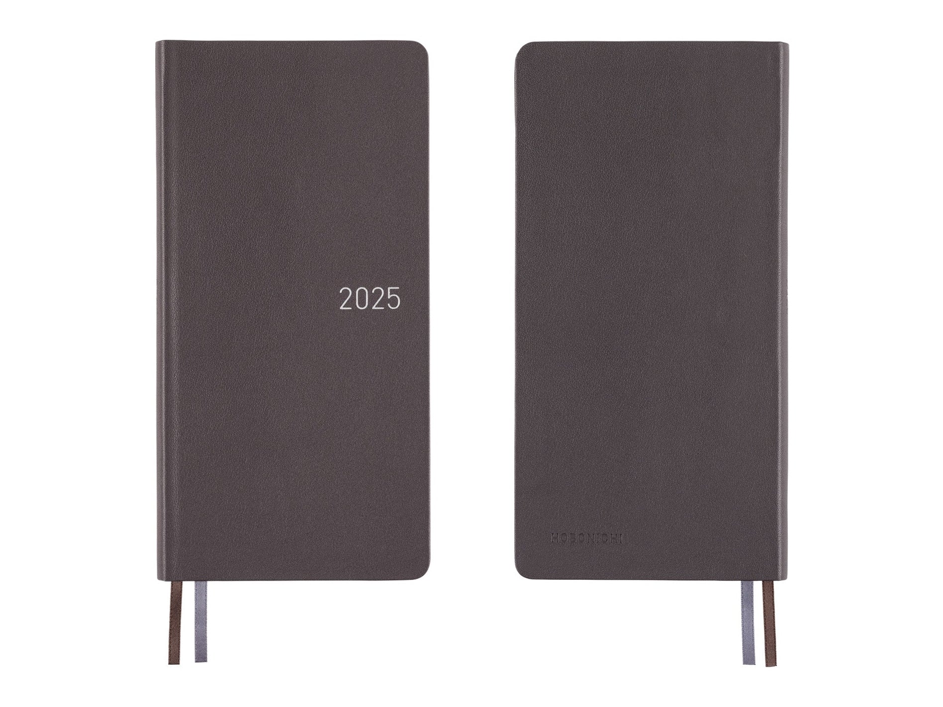 Hobonichi Techo 2025 Weeks - Leather: Steel Gray