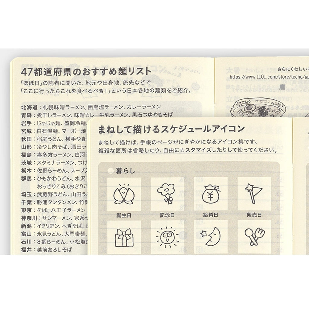 Hobonichi Techo 2025 Weeks MEGA - Colours: Pistachio