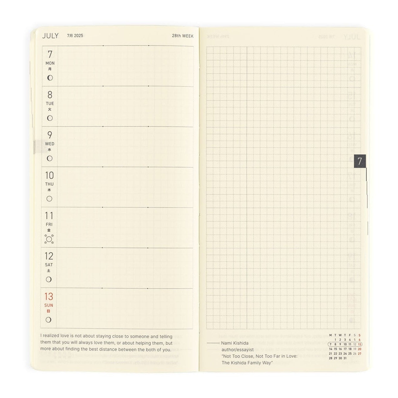 Hobonichi Techo 2025 Weeks MEGA - Sneaker: Leaf Green