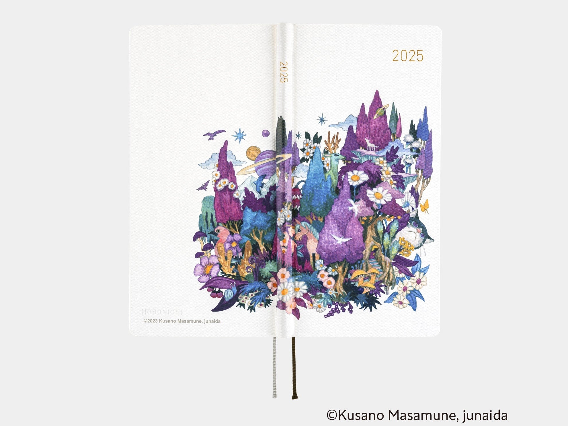 Hobonichi Techo 2025 Weeks - Masamune Kusano x junaida: Through the Purple Night