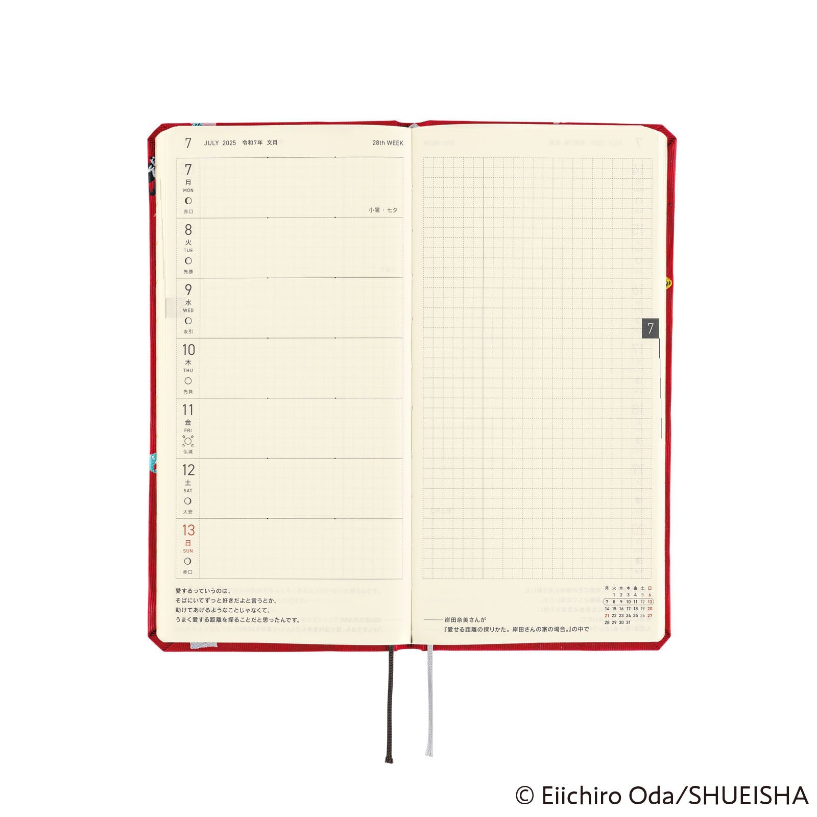 Hobonichi Techo 2025 Weeks - ONE PIECE magazine: DON! ENG